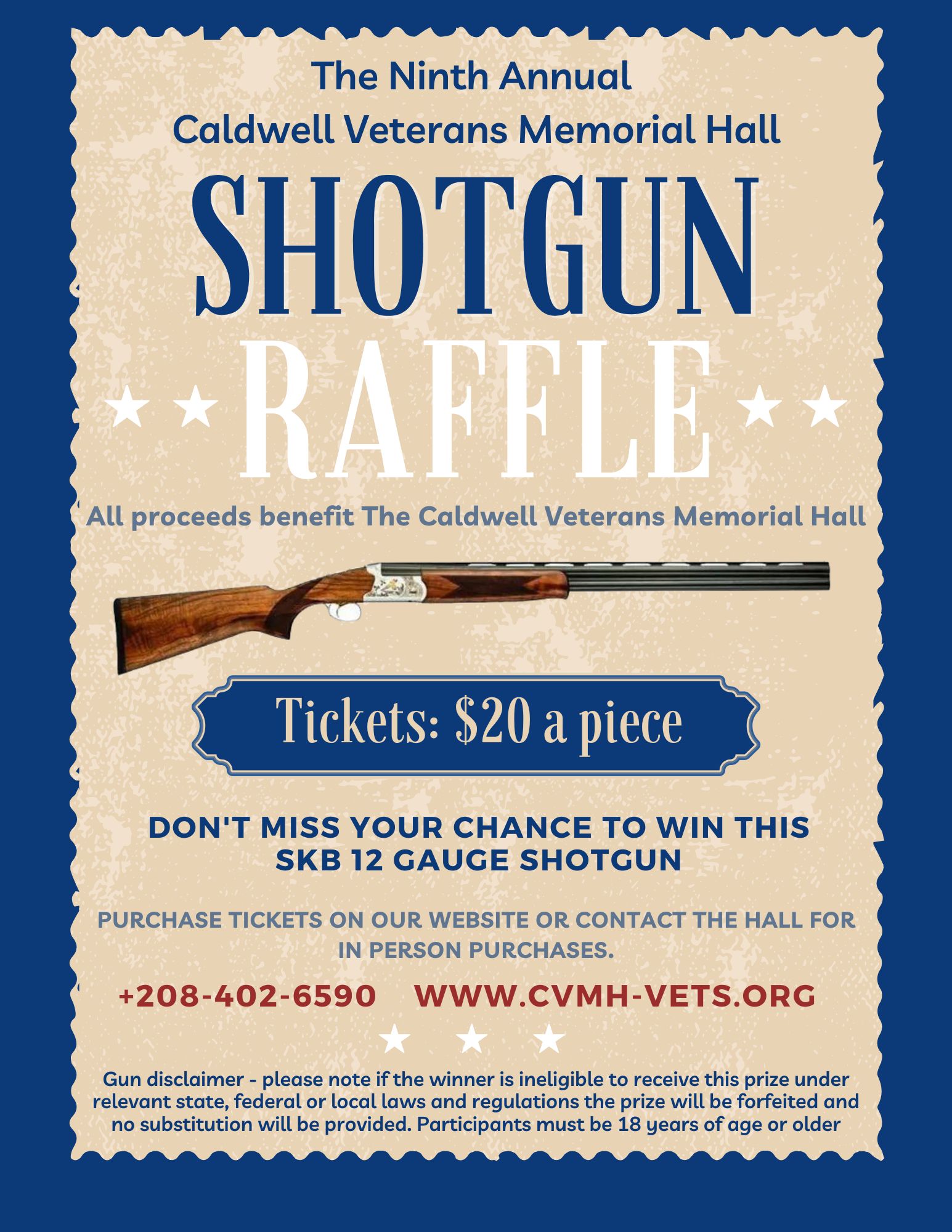 2024 Shotgun Raffle Flyer